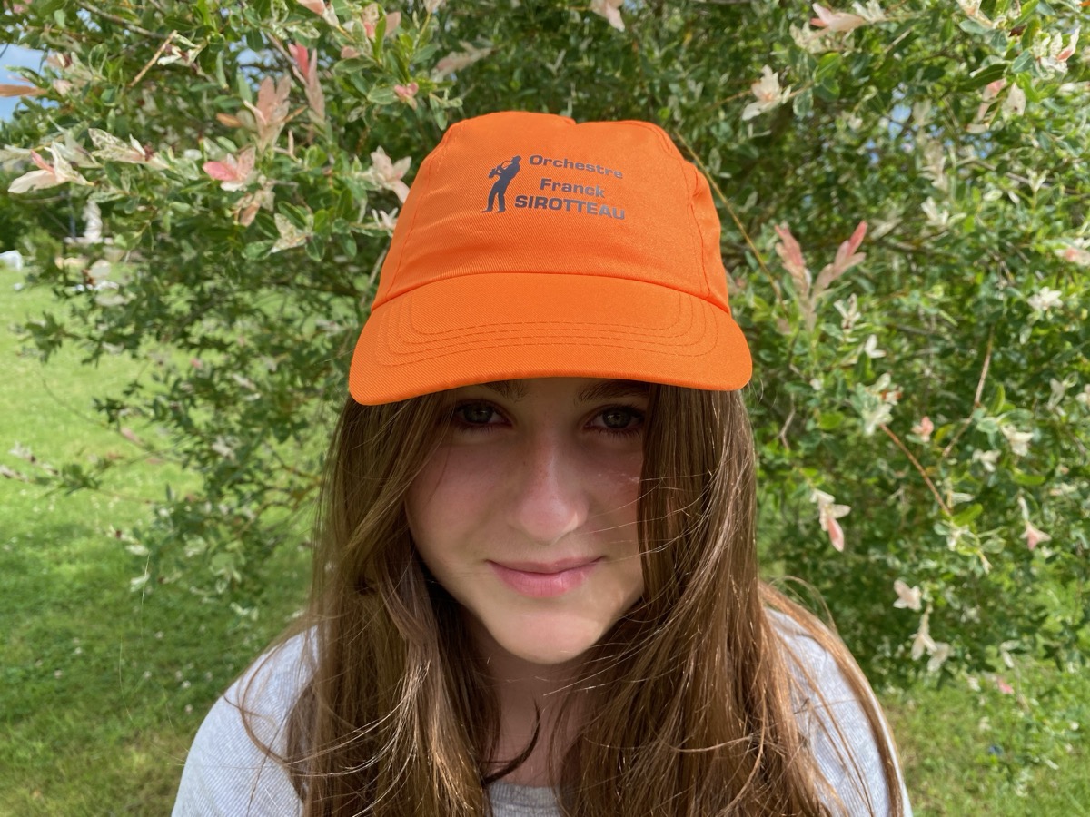 Casquette orange